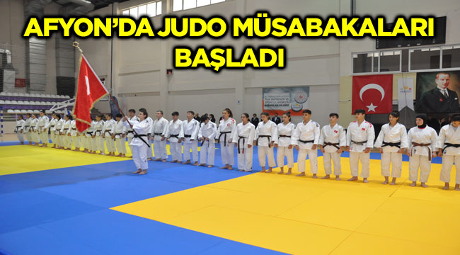 Afyonkarahisar ’da Judo Müsabakaları Başladı