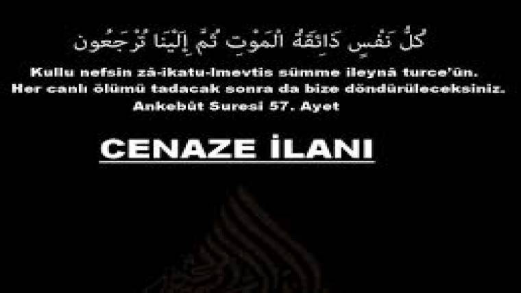 Vefat İlanı: Hasan Kabadayı